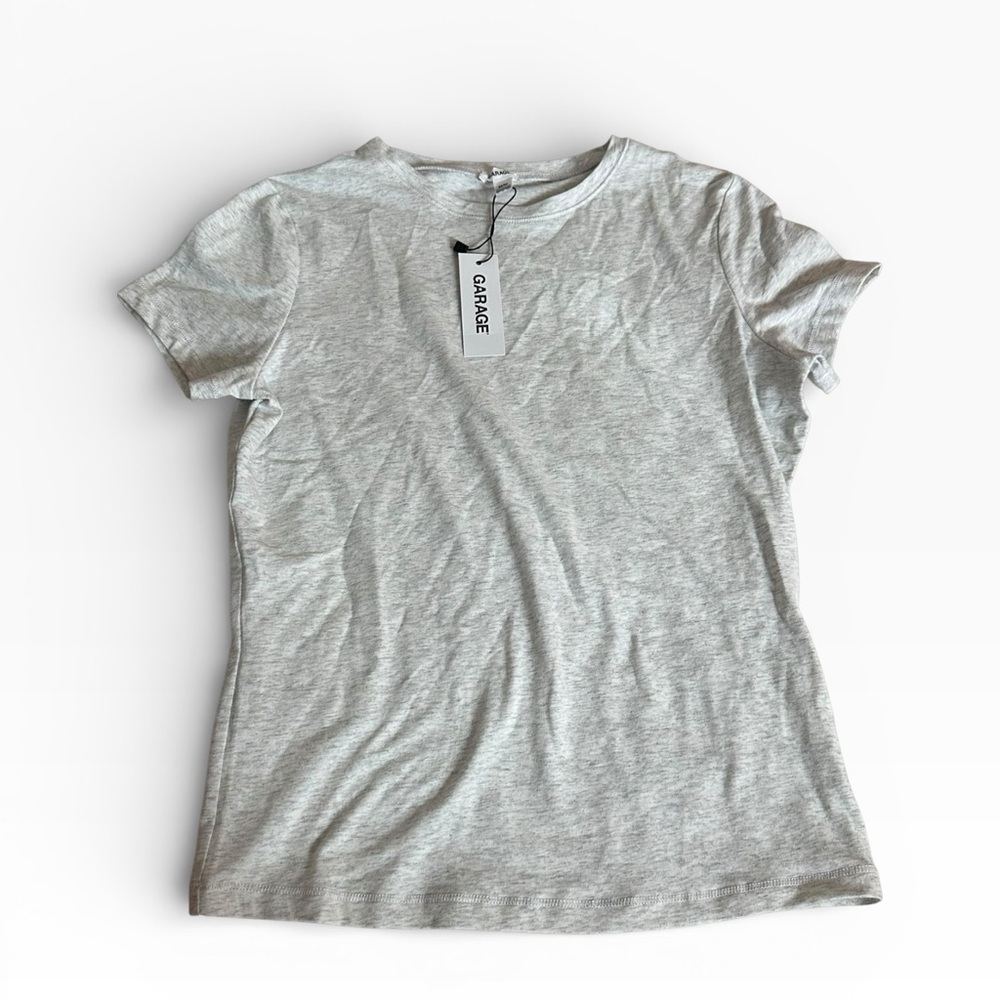 NWT Garage Gray Half Sleeve Tshirt - Picture 2 of 7